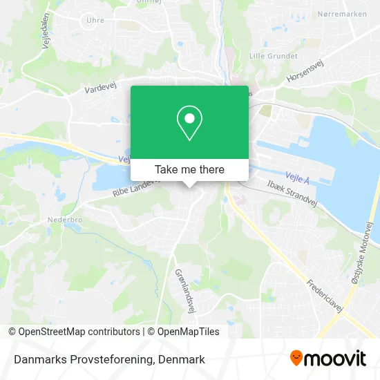 Danmarks Provsteforening map