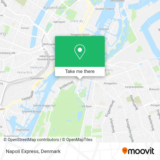 Napoli Express map