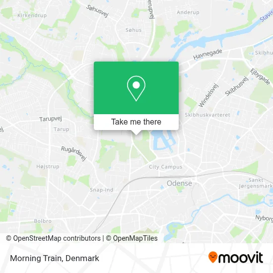 Morning Train map