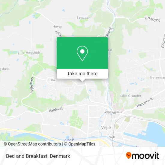 Bed And Breakfast map