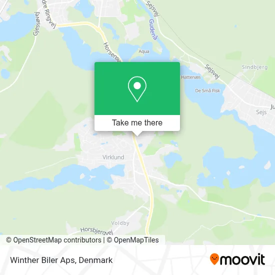 Winther Biler Aps map
