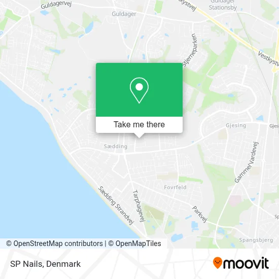 SP Nails map
