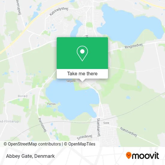 Abbey Gate map