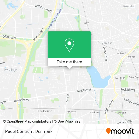 Padel Centrum map