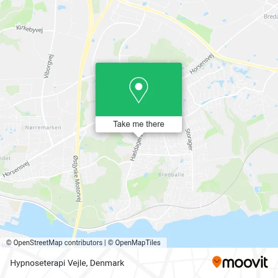 Hypnoseterapi Vejle map