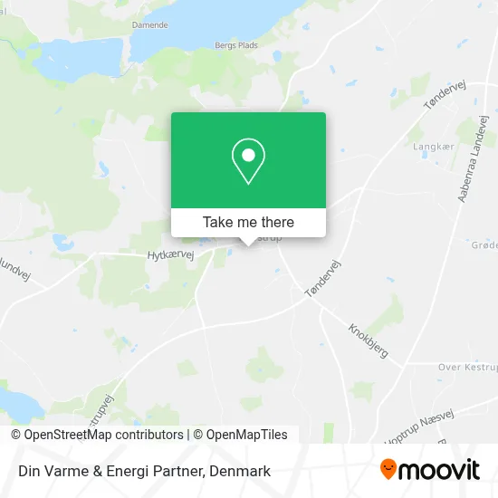 Din Varme & Energi Partner map