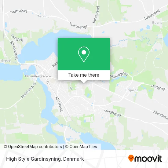 High Style Gardinsyning map