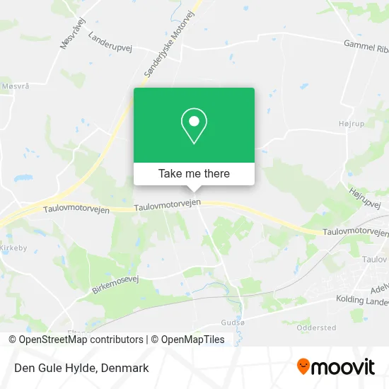 Den Gule Hylde map