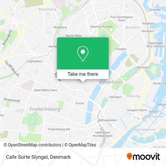 Cafe Sorte Slyngel map