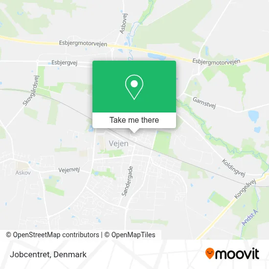 Jobcentret map