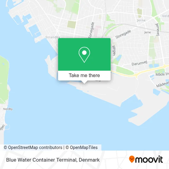 Blue Water Container Terminal map