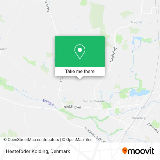 Hestefoder Kolding map