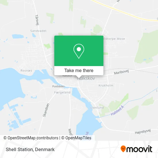 Shell Station map