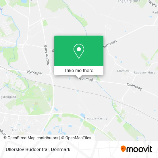 Ullerslev Budcentral map