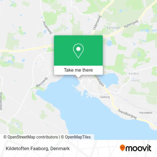 Kildetoften Faaborg map
