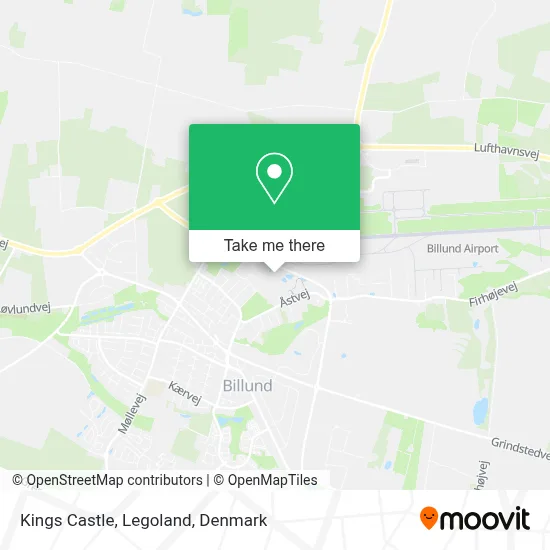 Kings Castle, Legoland map
