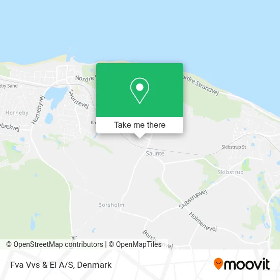 Fva Vvs & El A/S map