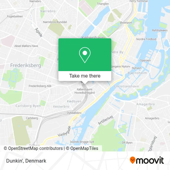 Dunkin' map