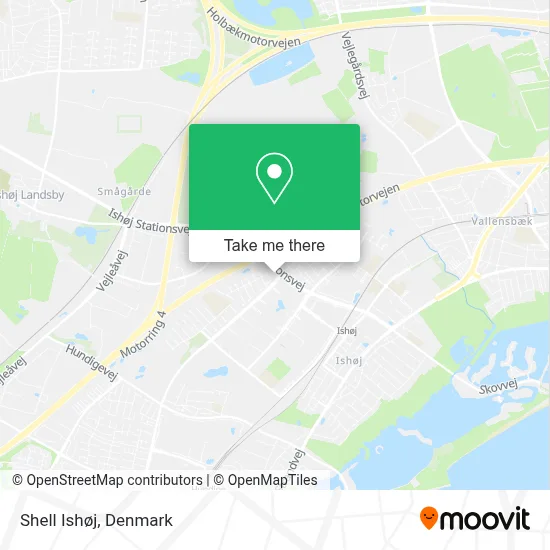 Shell Ishøj map