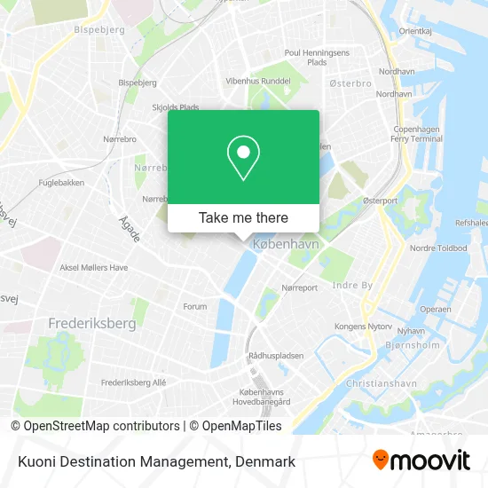 Kuoni Destination Management map