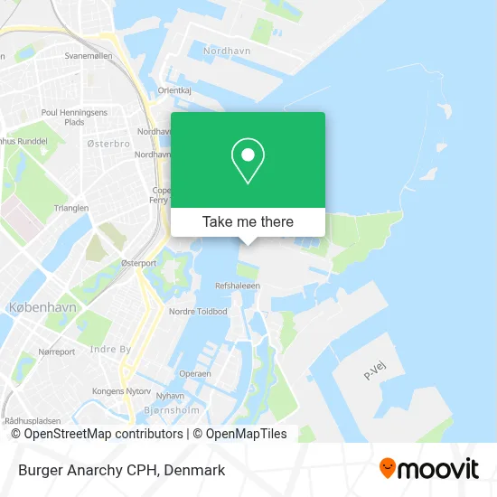 Burger Anarchy CPH map