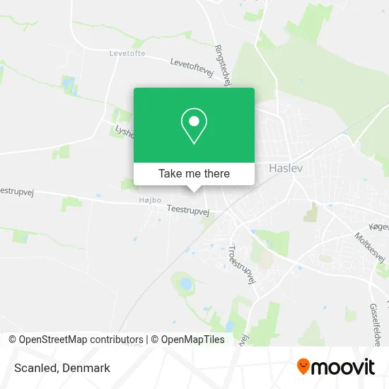 Scanled map