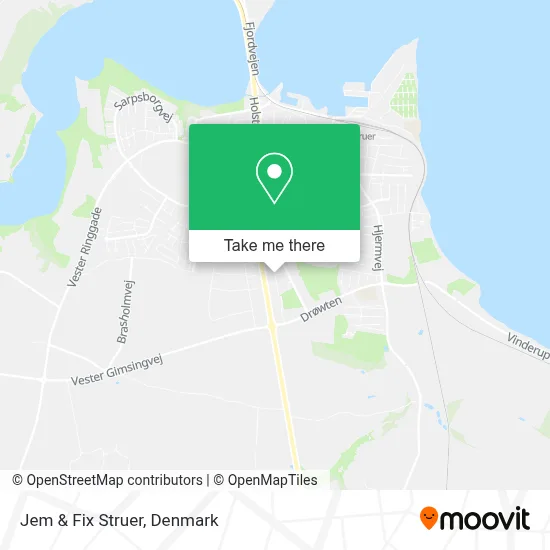 Jem & Fix Struer map
