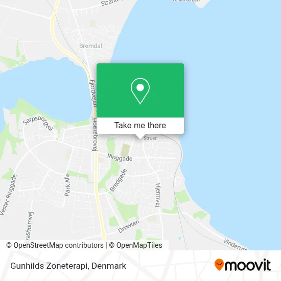 Gunhilds Zoneterapi map