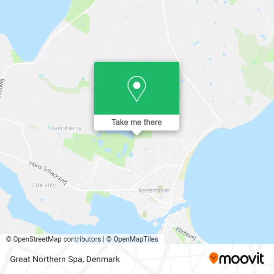 Great Northern Spa map