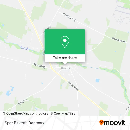 Spar Bevtoft map