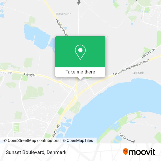 Sunset Boulevard map