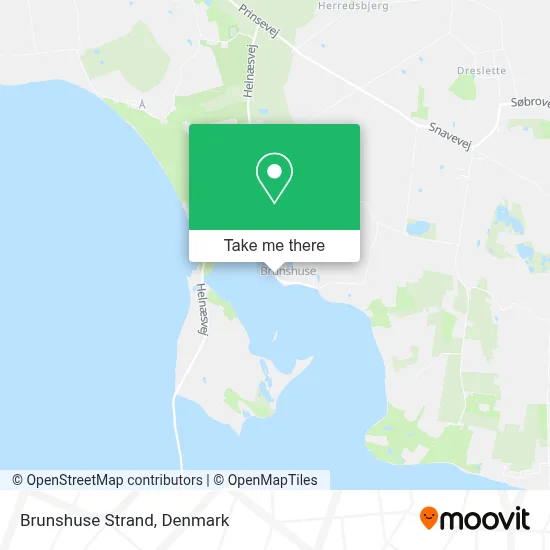 Brunshuse Strand map