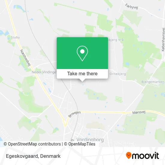 Egeskovgaard map