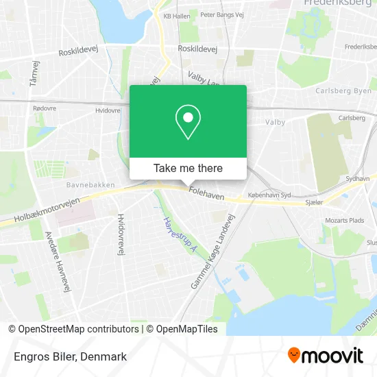 Engros Biler map