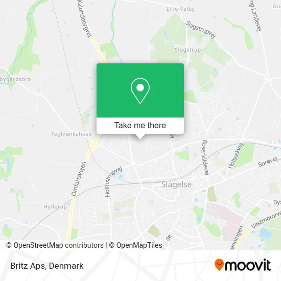 Britz Aps map