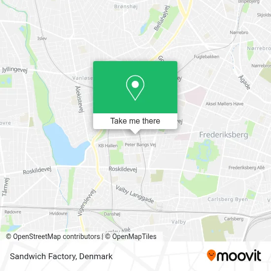 Sandwich Factory map