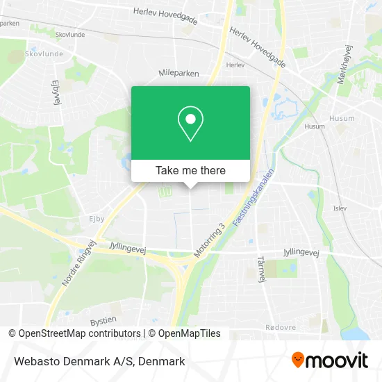 Webasto Denmark A/S map