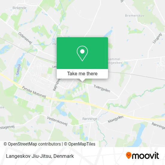 Langeskov Jiu-Jitsu map
