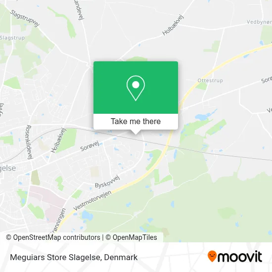 Meguiars Store Slagelse map