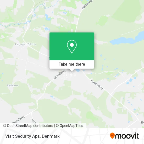 Visit Security Aps map