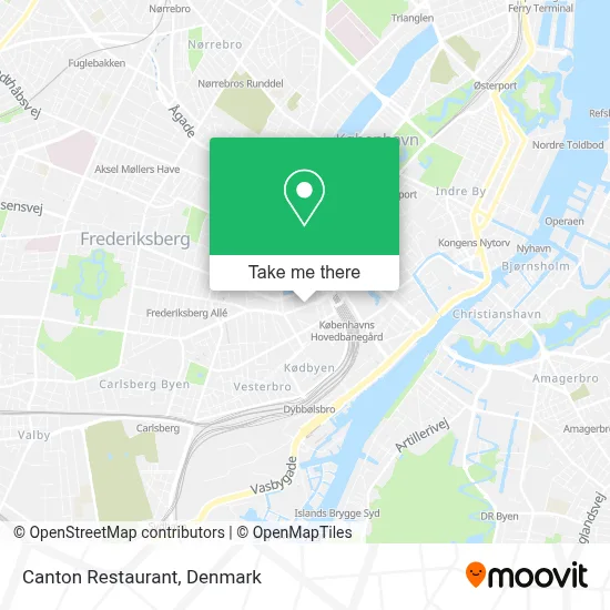 Restaurant Canton map