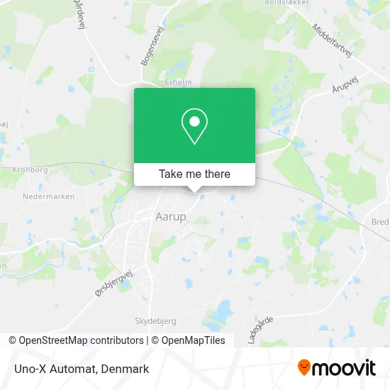 Uno-X Automat map