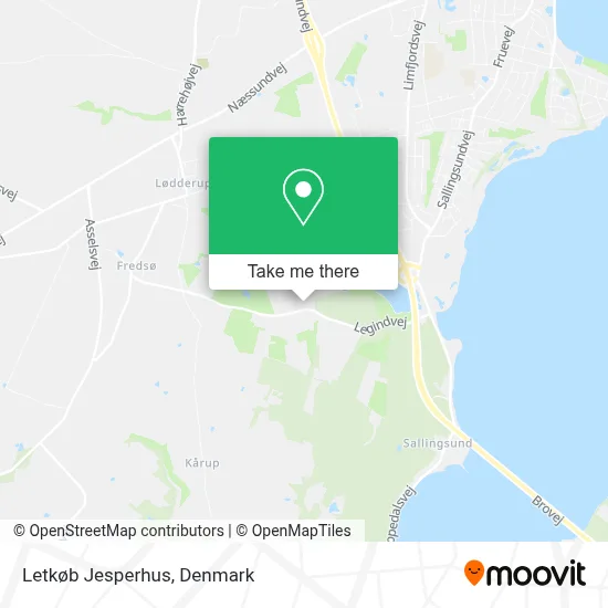 Letkøb Jesperhus map
