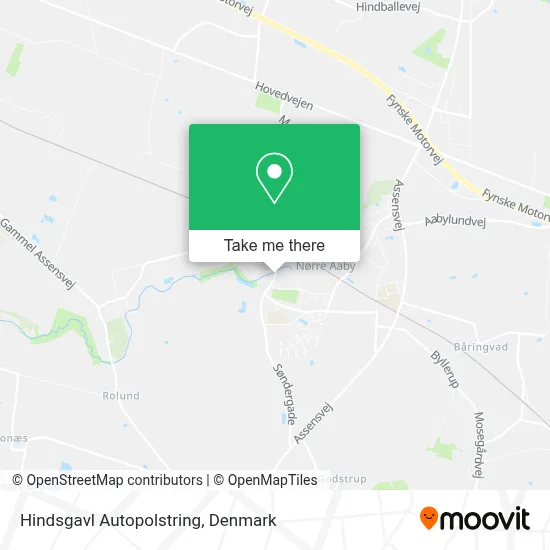 Hindsgavl Autopolstring map
