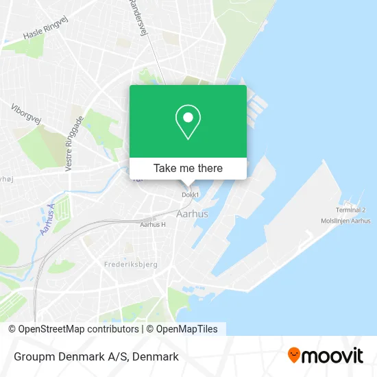 Groupm Denmark A/S map