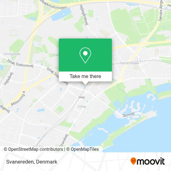 Svanereden map