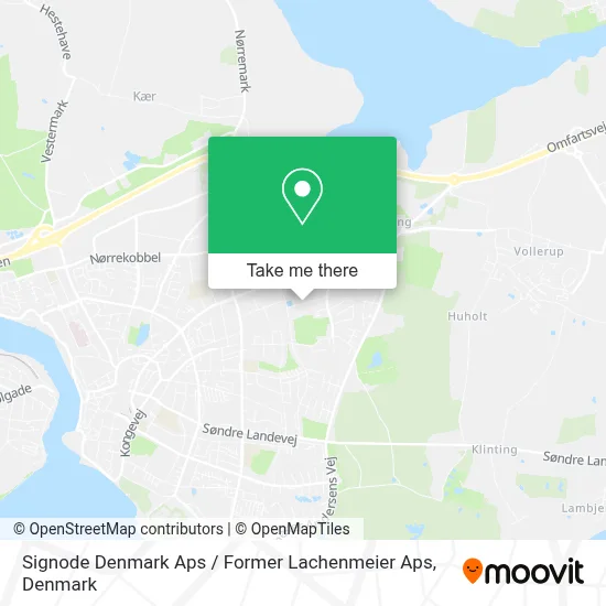 Signode Denmark Aps / Former Lachenmeier Aps map