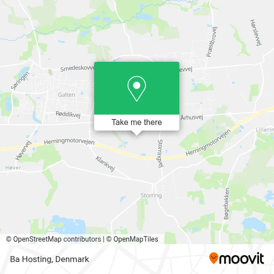Ba Hosting map