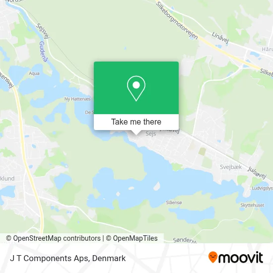 J T Components Aps map