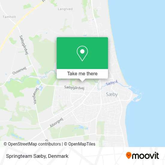 Springteam Sæby map